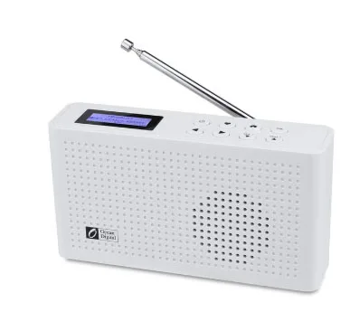 Белый DAB+/WiFi/FM/UPnP/DLNA океанское цифровое WR-26 многоязычное меню портативное интернет радио Bluetooth 2000 мАч батарея - Цвет: Белый