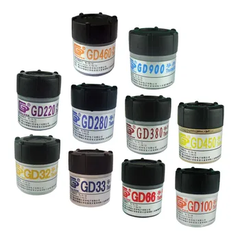 

Net Weight 20/25/30 Grams Can Packaging GD Brand Series GD900 Thermal Grease Paste Plaster Heat Sink Compound CN20 CN25 CN30