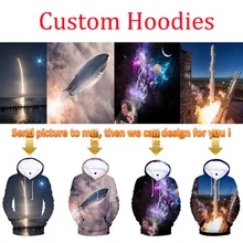 Custom 3D Hoodies Logo Text Photo 3D Full Print Men Women Personalized Customize Sweatshirt Customization Drop ship Brand Design
