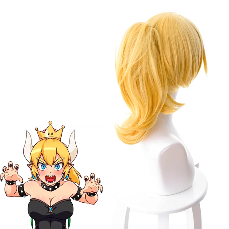 Аниме Супер Марио косплей парик принцесса Bowsette Косплей парики термостойкие синтетические вечерние парики на Хэллоуин Kuppa Koopa Косплей парики