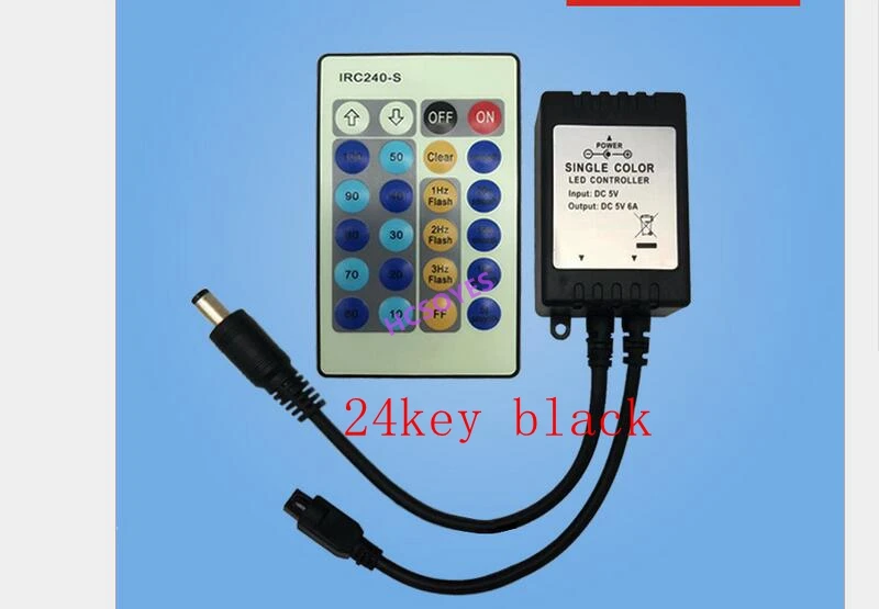 DC12V-24V 24key/44key водонепроницаемый ИК-пульт дистанционного диммер CCT цветной; регулятор температуры для 5050 полосы света струны источника света
