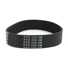 345mm Long Free Del 345-3M-9 HTD Timing Belt 3mm Pitch 9mm Wide 