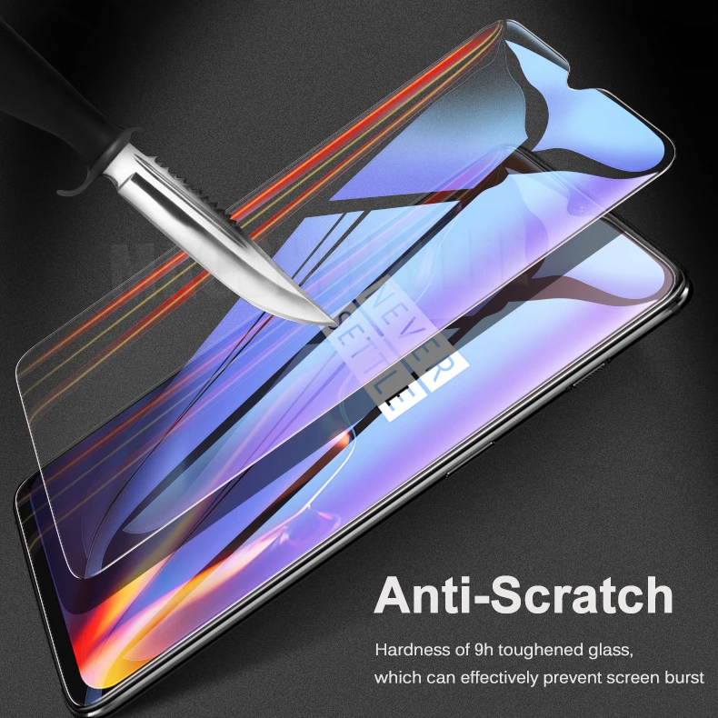 2 шт./лот полное закаленное стекло для Oneplus 8T 6 6T 7 защиты экрана 2.5D one plus 7T 6t анти