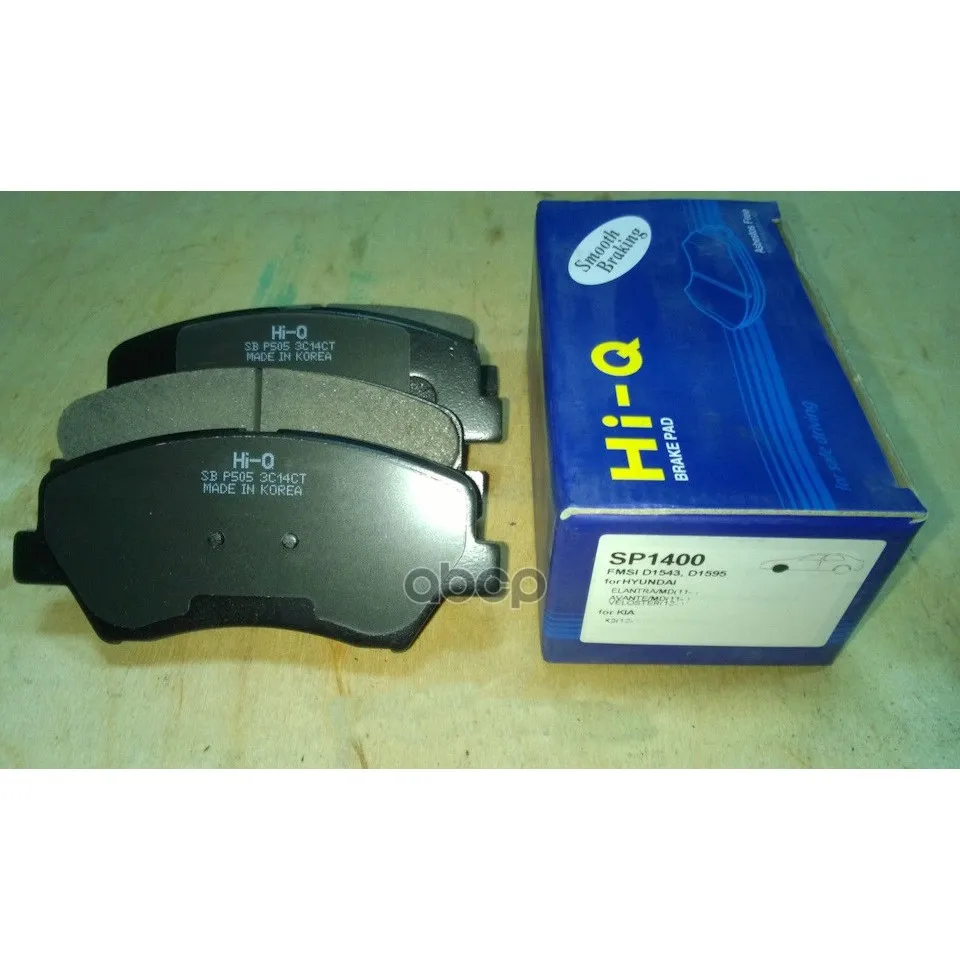 Brake pads Hyundai I30/Elantra 11/Ceed 12-Front Sangsin brake Sp1400 sangsin brake. SP1400