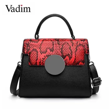 

Vadim Multifunction Bucket Bag Women Handbags Designer Ladies Messenger Bag Crossbody Snake Pattern Female Shoulder Bags Bolsos