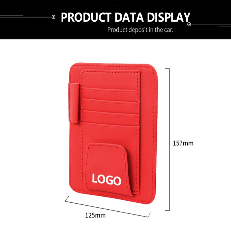 Новинка, автомобильные очки, зажим для глаз, солнцезащитные принадлежности для хранения, кредитная карта/держатель для удостоверения личности, для Honda City, XR-V, HR-V, Accord, Jazz Stream, Crider, Greiz