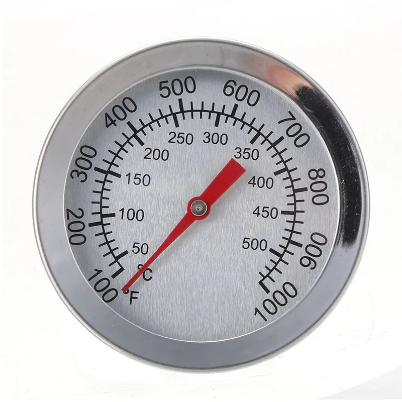 Temperature Gauge Stainless Steel Barbecue Bbq Smoker Grill Thermometer