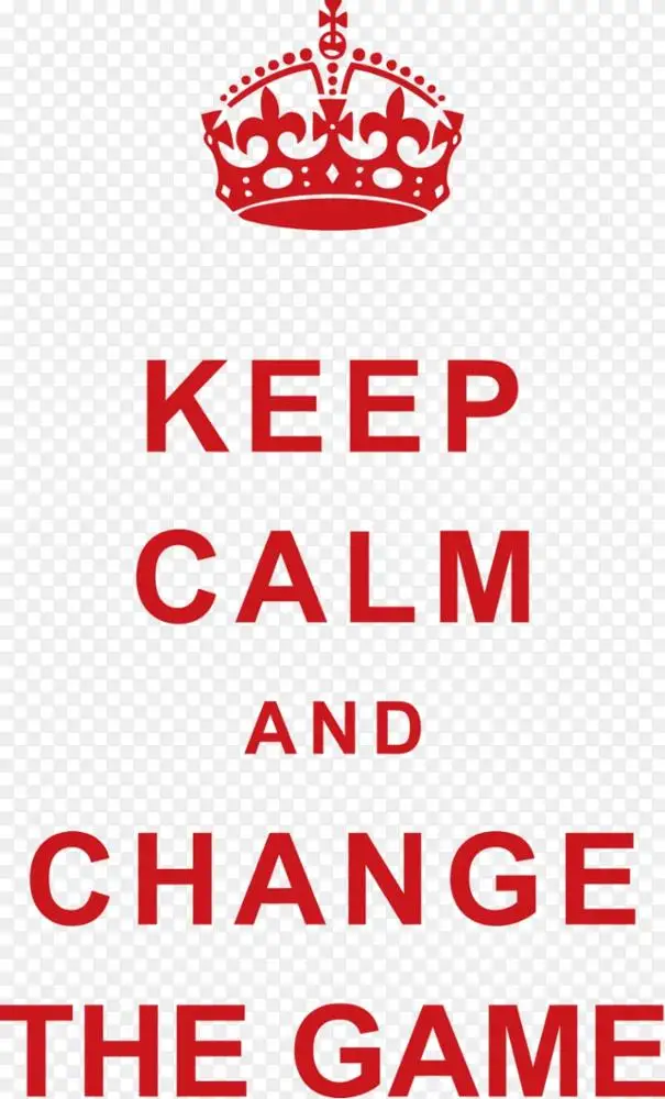 保持冷静,并进行英国zazzle印刷t恤-商业海报