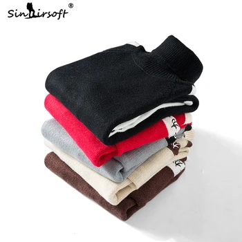 

Turtleneck Warm Winter Sweater Men's Casual Japanese Letter Printing Full-Length Pullovers Male 2019 Autumn New Fashion Tops 3XL