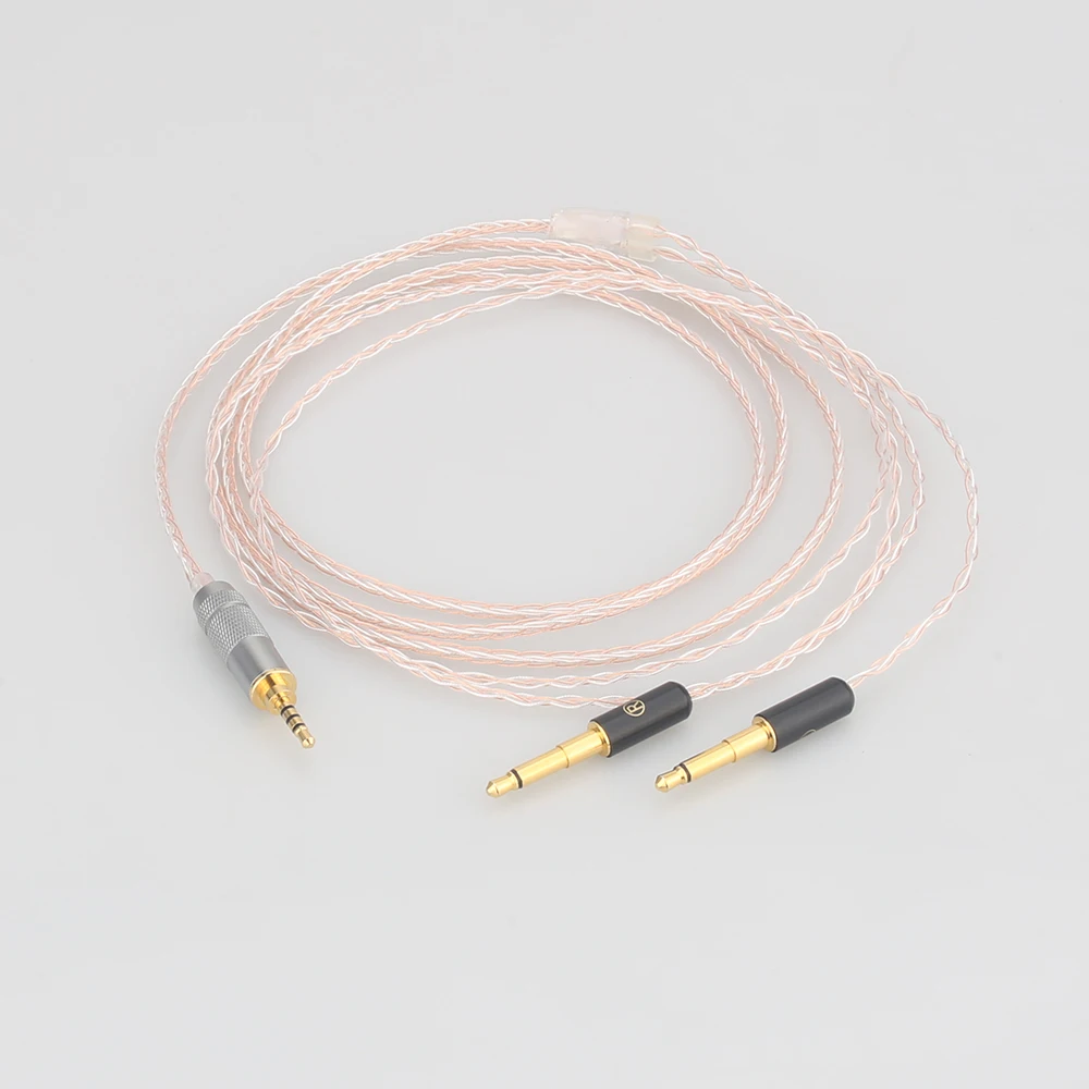 Audiocrast 8cores Replacement Headphones Cable Audio Upgrade Cable For Meze 99 Classics Focal Elear Headphones