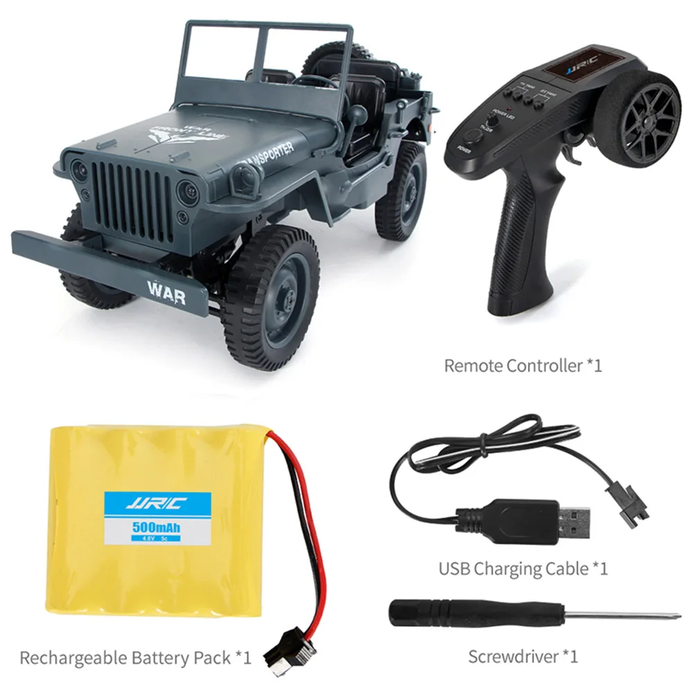 JJRC Q65 RC автомобиль 15 км/ч 4WD Регулируемая скорость внедорожный военный 1:10 грузовик