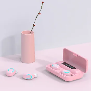 

F9 TWS Wireless Bluetooth 5.0 9D HiFi Stereo Voice Control Headset Touch Sport Mini Earbuds with 1500mAh Case For Samsung Buds+