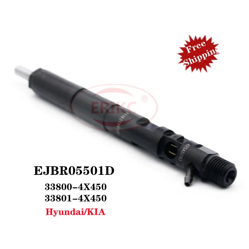 

ERIKC FREE SHIPPING EJBR05501D Diesel Common Rail Injector 33800-4X450 33801-4X450 for Hyundai/KIA Euro 4