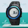 SKMEI LED Alarm Watches Men Body Ambient Temperature Tracker Mens Sport Digital Wristwatches Male reloj hombre 1251 Upgrade 1681 ► Photo 2/6