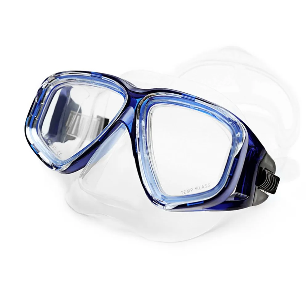 AM-308, для взрослых, двухслойная, водонепроницаемая, противотуманная, прозрачная, силиконовая, большая площадь, маска для дайвинга, очки, аксессуары для плавания, новинка