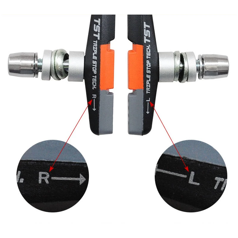 BRAKCO 1 пара велосипедные тормозные колодки для MTB шоссейного велосипеда V-Brake держатель обуви колодки для велоспорта прочные резиновые колодки для складного велосипеда