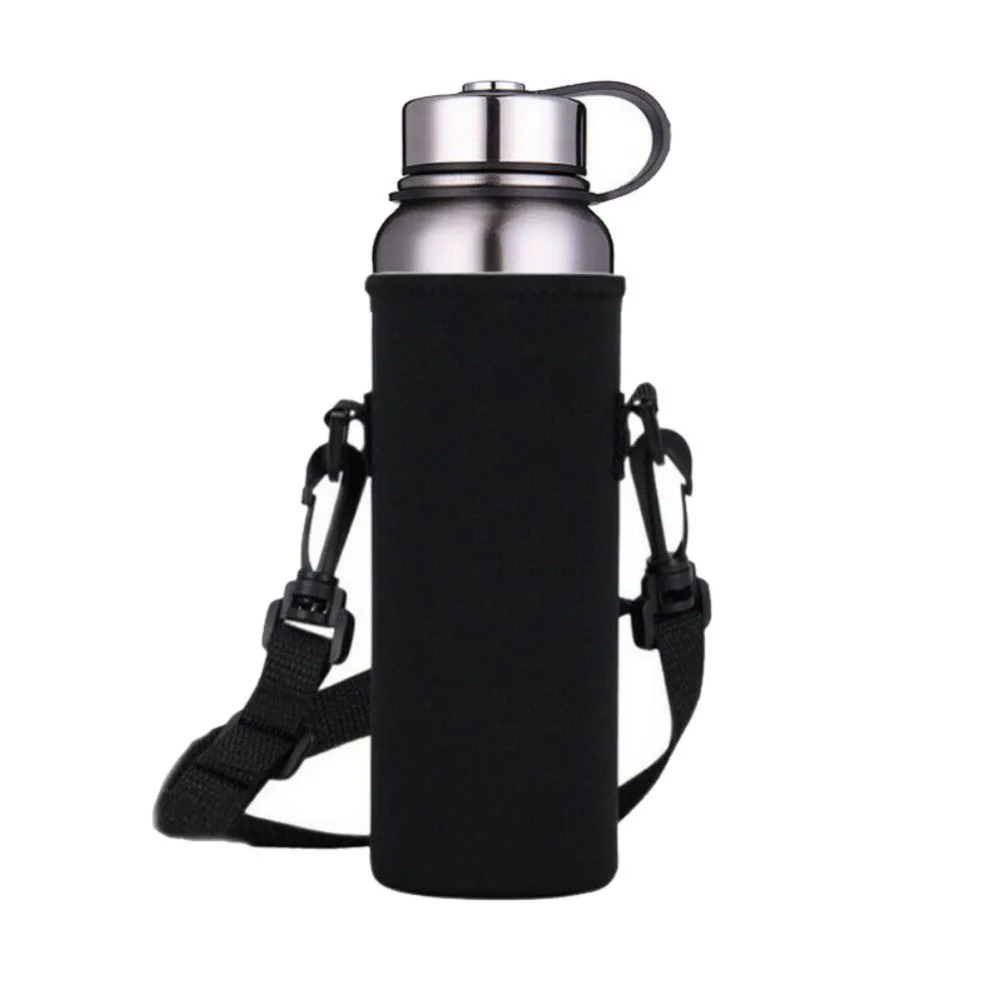 Открытый портативный термос для воды держатель чашки бутылка Перевозчик изолированный чехол сумка держатель ремень мешок открытый изоляционный уплотнительный мешок