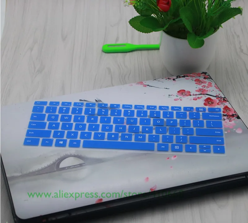 Защитный чехол-клавиатура для ноутбука microsoft Surface Book/Surface Laptop 13,5 дюймов - Цвет: Blue