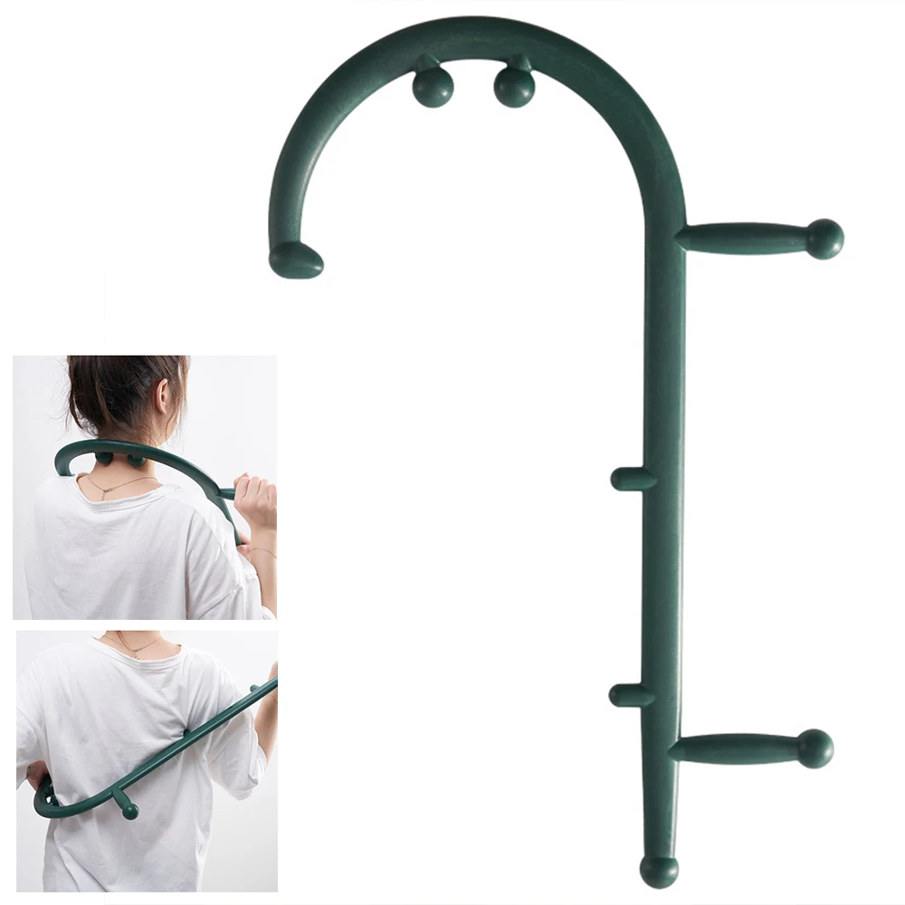 Back Massage Hook Trigger Point Self Massager Stick Therapeutic Manual