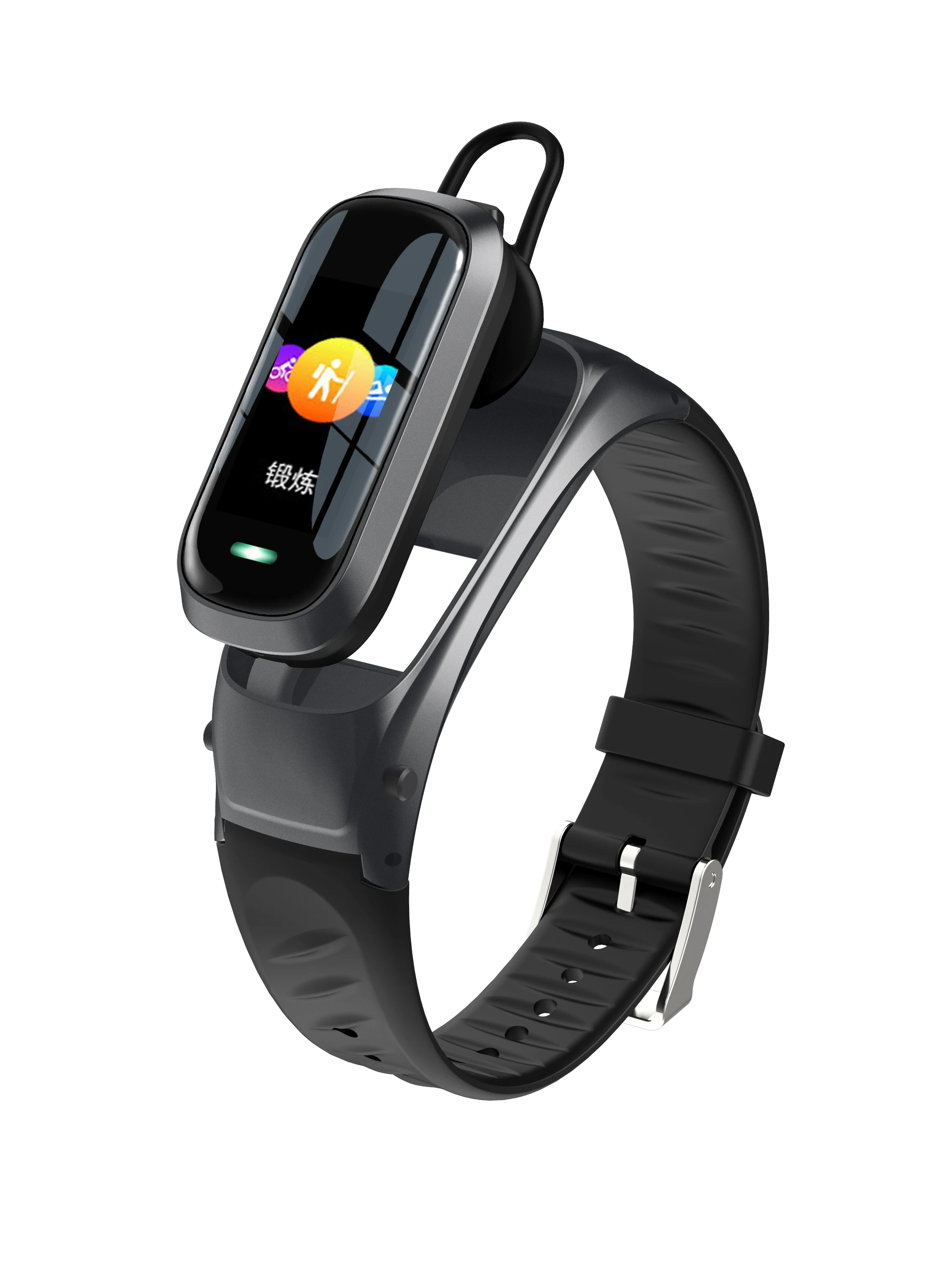 

B9 Smart Call Bracelet Bluetooth Earphone Wristband Heart Rate Monitor Fitness Tracker Headset Smart Band Talk For IOS Android