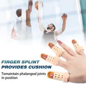 

1pc Finger Fracture Fix Splint Support Arthritis Corrector Sheath Straightener Joint Injured Training Fingers Protector Pos O9R9