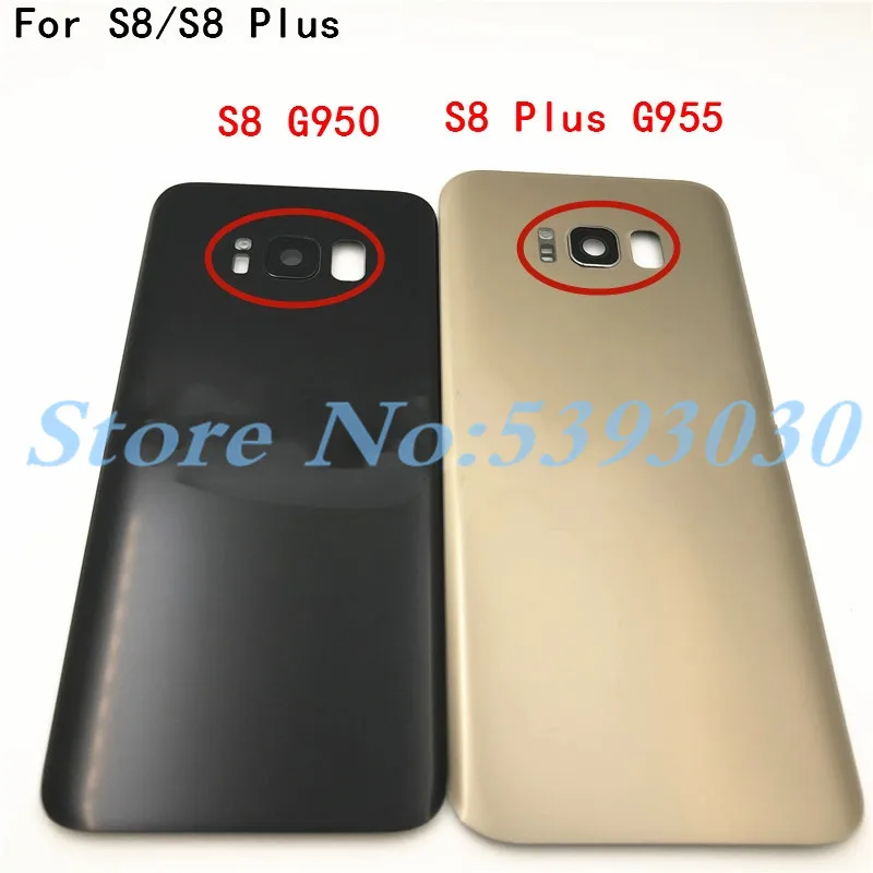 Новое заднее стекло для Samsung Galaxy S8 G950 G950F &amp Plus G955 G955F крышка аккумулятора задняя
