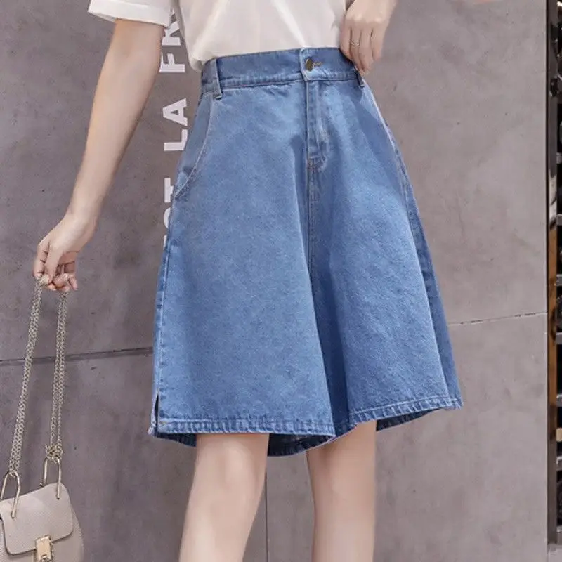 knee length jeans