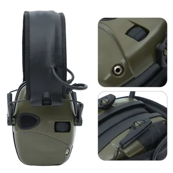 

Noise Reduction Electronic Earmuffs NRR 22DB Outdoor Headphone Impact Sound Ear Protection Shooting Ear Muffs Tactical Earplugs