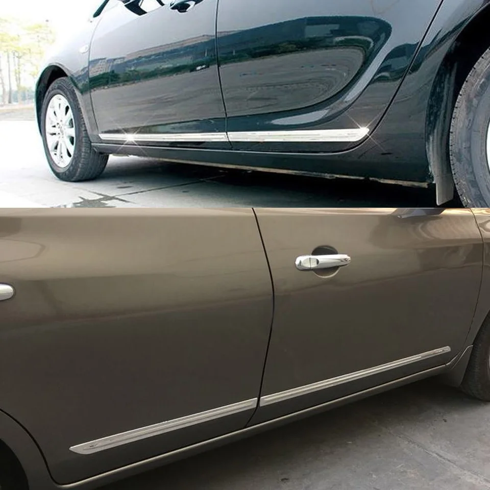 Подходит для Hyundai Tucson 2015 - 2019 4 Шт Автомобиль отделка кузова молдинг на боковые