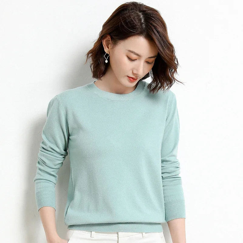 

New-coming Pull Femme Autumn Winter Turtleneck Pullovers Sweaters Primer Shirt Long Sleeve Sweter Short Korean Sweater Women
