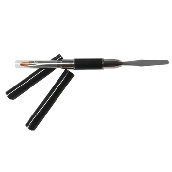 

Double-end Manicure Tool UV Nail Art Pen Slice Brush Dual-Ended Slice Shape Tool Polish EY669