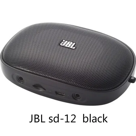 JBL sd-12 BLU портативный беспроводной bluetooth-разъем карта маленький динамик мини мобильный телефон fm-радио маленький стерео старшеклассник mp3-плеер - Цвет: JBL sd-12  black
