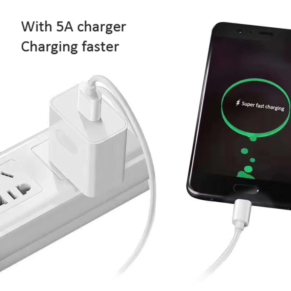 5А usb type-C кабель для быстрой зарядки type C зарядный кабель для huawei C type кабель для телефона samsung