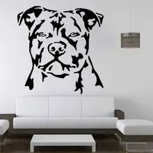 KW5199 украшение в виде собачьей головы, спальни, гостиной, ПВХ, стикер на стену, импортные товары, Лидер продаж, от производителя, Cust