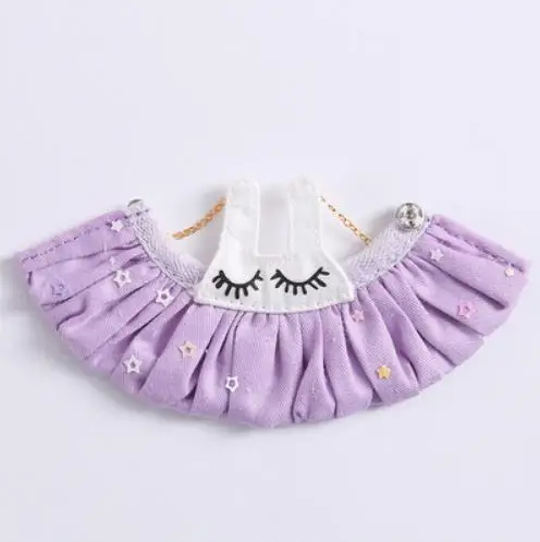 Новинка OB BJD Милая юбка/футболка платье куклы одежда для ob11, obitsu11, molly, 1/12 bjd куклы аксессуары Одежда - Цвет: purple skirt