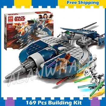 

169pcs Space Wars General Grievous' Combat Speeder Clone Adventures 10902 Model Building Blocks Bricks Compatible With Lago