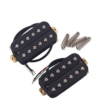 

HOT-Guitar Black Double Coil Pickups 50mm Neck 52mm Bridge Electric Guitar Pickups