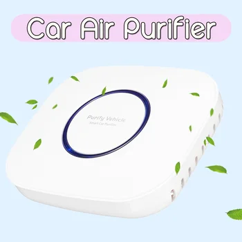 

Car Humidifier Negative Ions Air Cleaner Formaldehyde PM2.5 Air Purifier Auto Home Deodorant Sterilization HEPA Filter