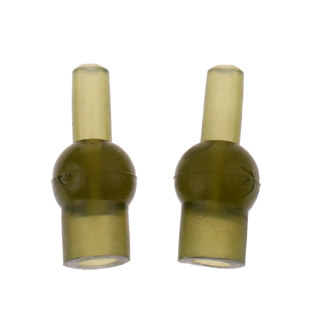 20pcs Tulip Beads Quick Change Rubber Cap Knot Protector Tulip Beads for Carp Fishing