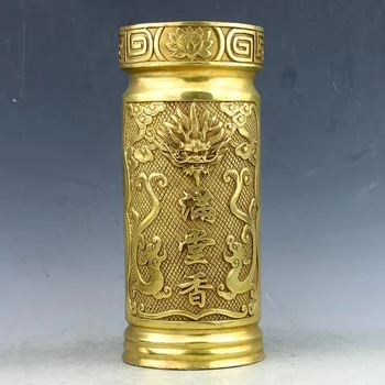 

Pure copper Incense Barrel full of fragrant Buddha crafts decoration home for Buddha decorations Feng shui bronze