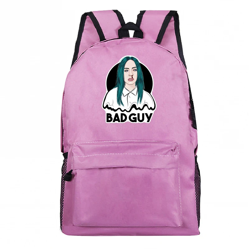 Лидер продаж Billie Eilish сумки для учеников, мальчиков и девочек рюкзак мода шаблон рюкзак для подростков, рюкзак на каждый день