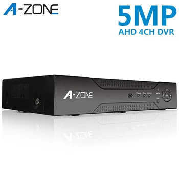 

A-ZONE 5MP 4 Channel Digital Video Recorder Hybrid DVR CCTV Onvif H.265 HD 8 Channel AHD DVR For Home Surveillance Video Camera