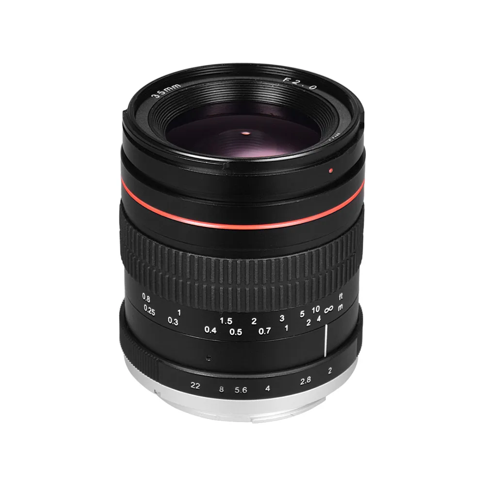 35 мм F2.0 широкоугольный ручной фокус Prime объектив полная Рамка SLR объектив низкая дисперсия для Canon EF крепление 100D 200D 350D 450D камера