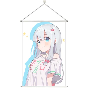 

Anime Eromanga Sensei Izumi.Sagiri Personalize Customer Made Alloy Fabric Wall Poster Scroll 60x90cm 24x36inches