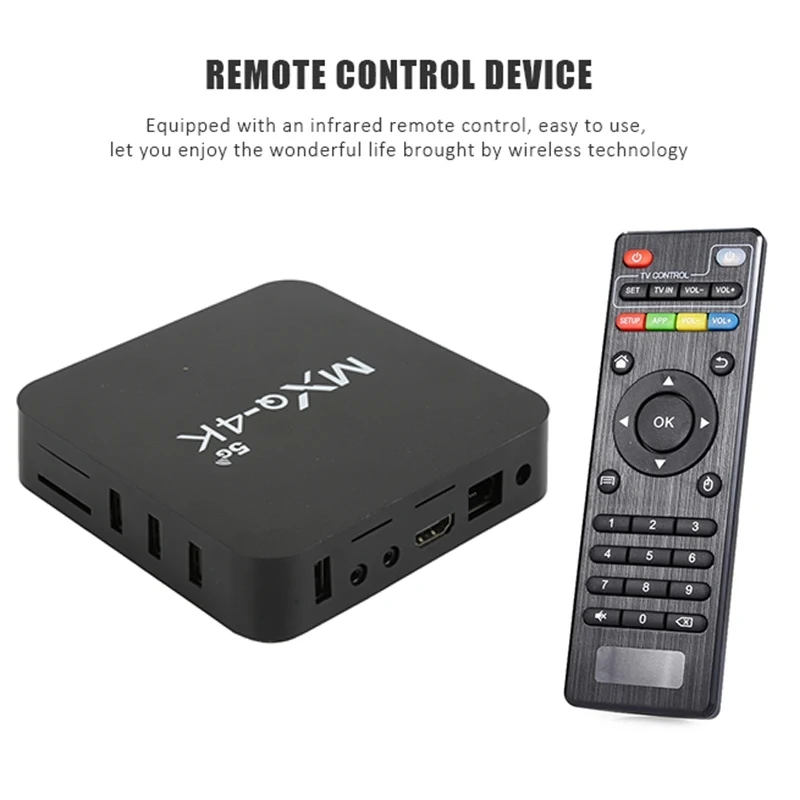 2021 TV BOX 5G Network Set-top Box High Definition Player Smart TV Box WiFi Media Player Set Top Box Android Smart TV Box