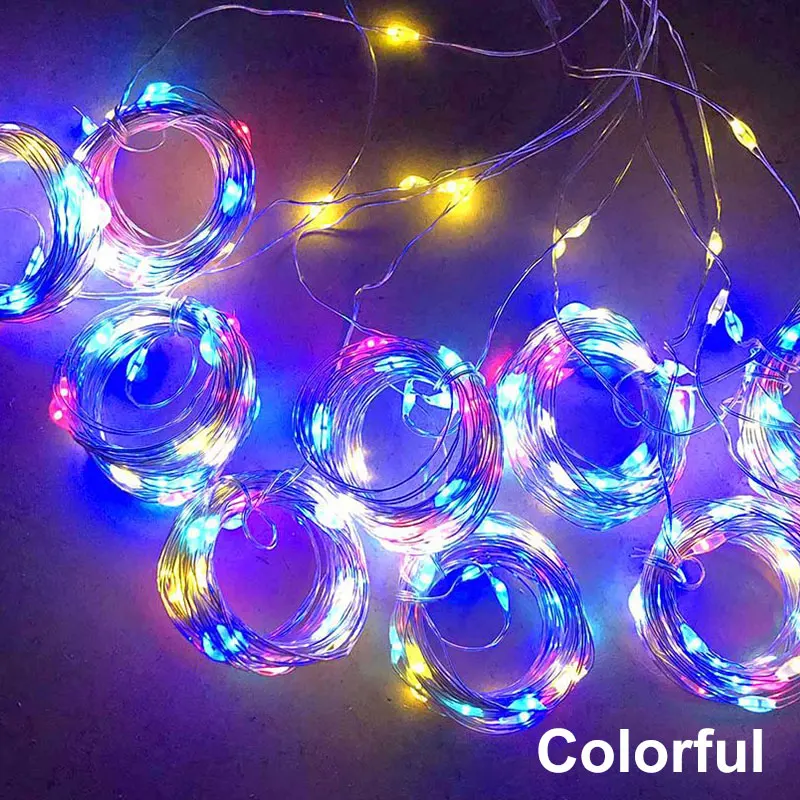 Colorful-3x2m 3x2/3x3mLED сосулька занавеска струнный светильник s Рождественская фея вечерние светильник для свадьбы дома окна вечерние украшения USB пульт дистанционного управления занавеска лампа - Испускаемый цвет: Colorful-3x2m