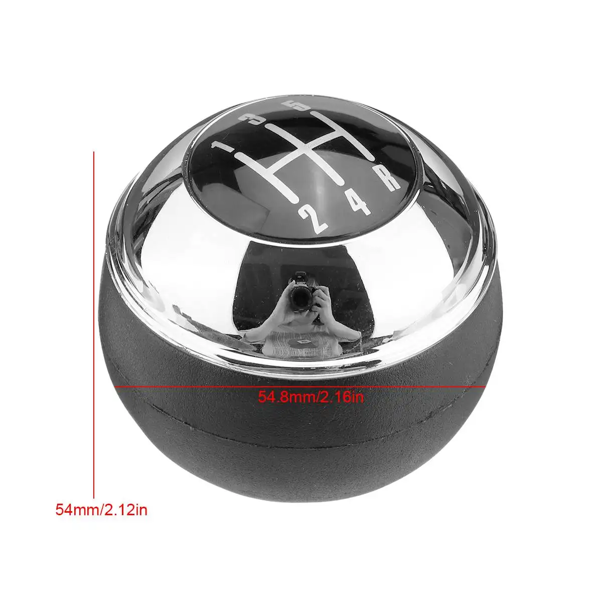 Genuine MINI Cooper R50 R52 Cabrio R53 Manual 5 Gear Shift Knob Leather Chrome
