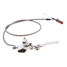 Левый ручной тормоз Гидравлический рычаг сцепления Главный цилиндр для 7/" 22 мм руль 1200 мм