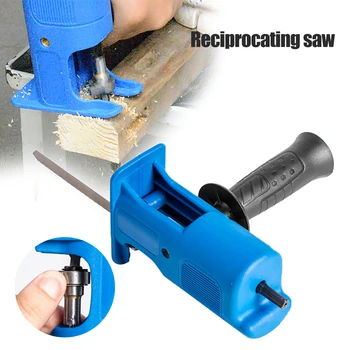 

Milda New Power Tool Accessories Reciprocating Saw Metal Cutting Wood Cutting Tool Electric Drill Attachment with 3 Blades