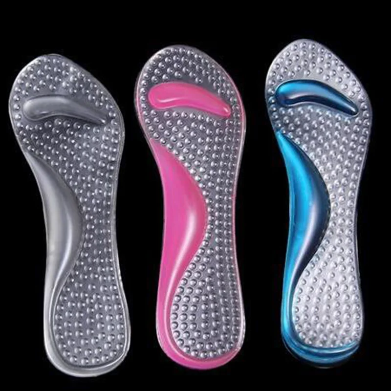 Силиконовые гелевые стельки для обуви Полустельки женщин с поддержкой стопы на
